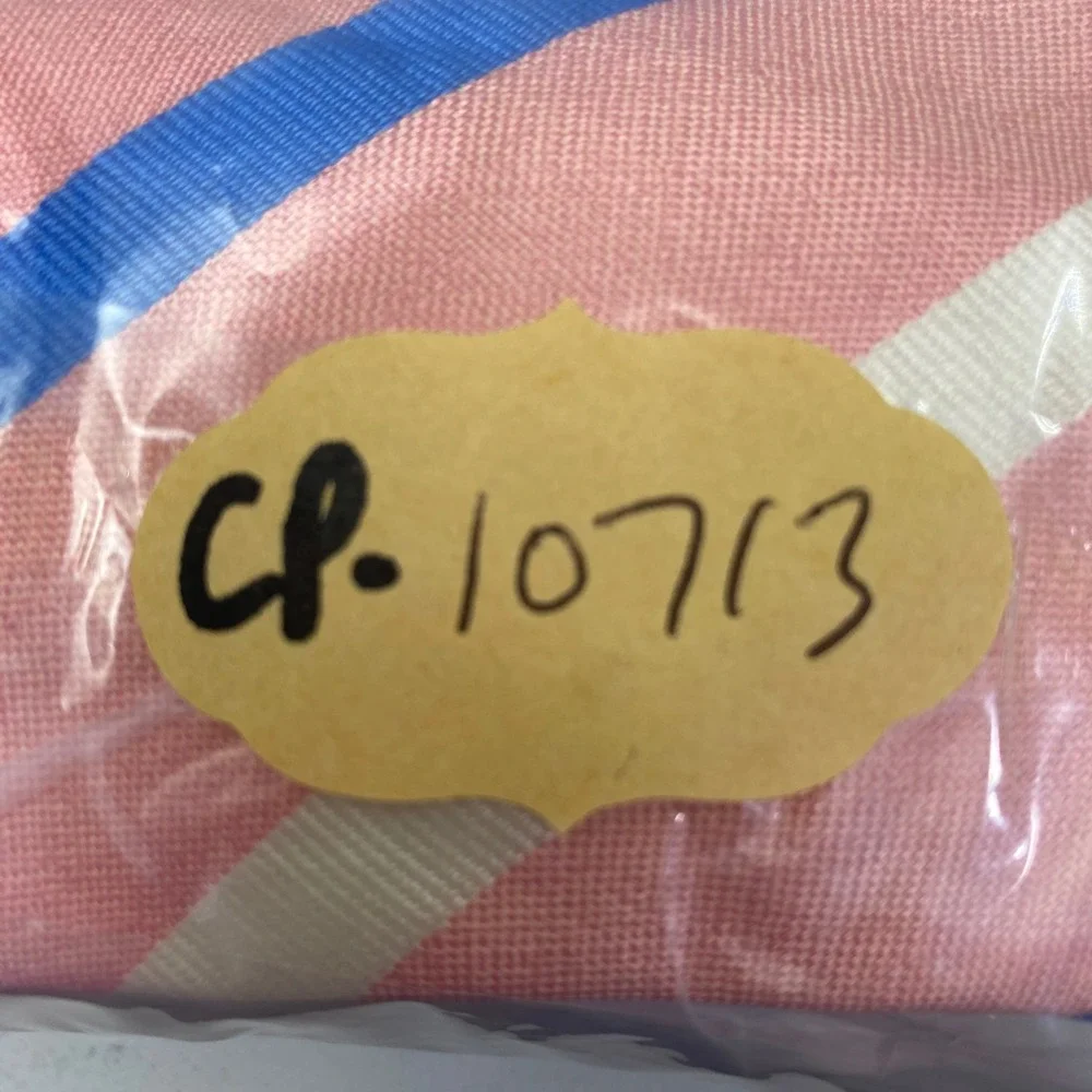 Brooks Brothers Makers Necktie Tie Pink Blue Cream Silk Rep Stripe USA Preppy